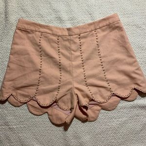 Pink Bead Design Shorts
